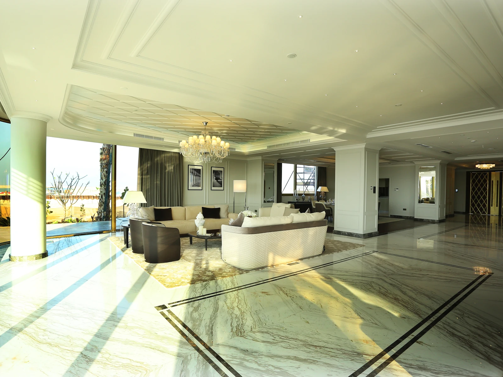 Bookmatched Marble Interior
