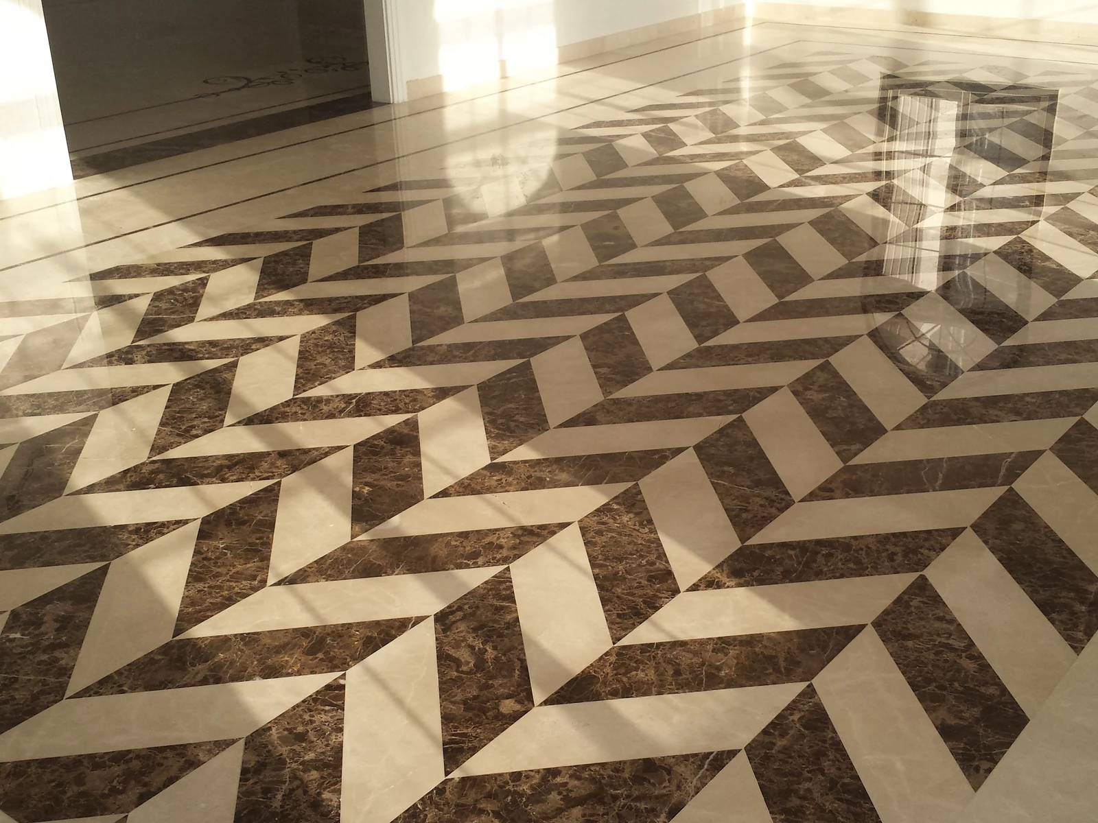 Chevron Marble Floor