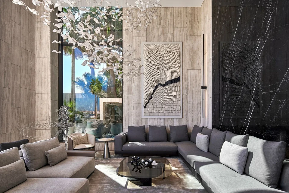 Double-Height Living Room
