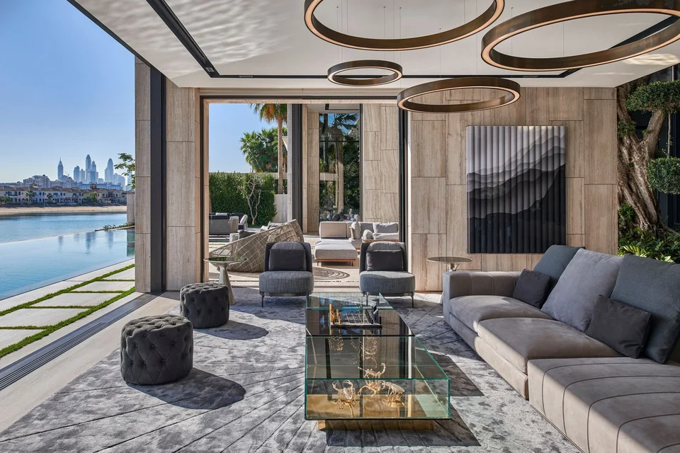 Poolside Living Room