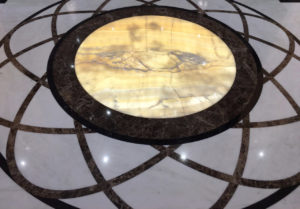 Round Floor Inlay