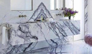 Bookmatched Vanity